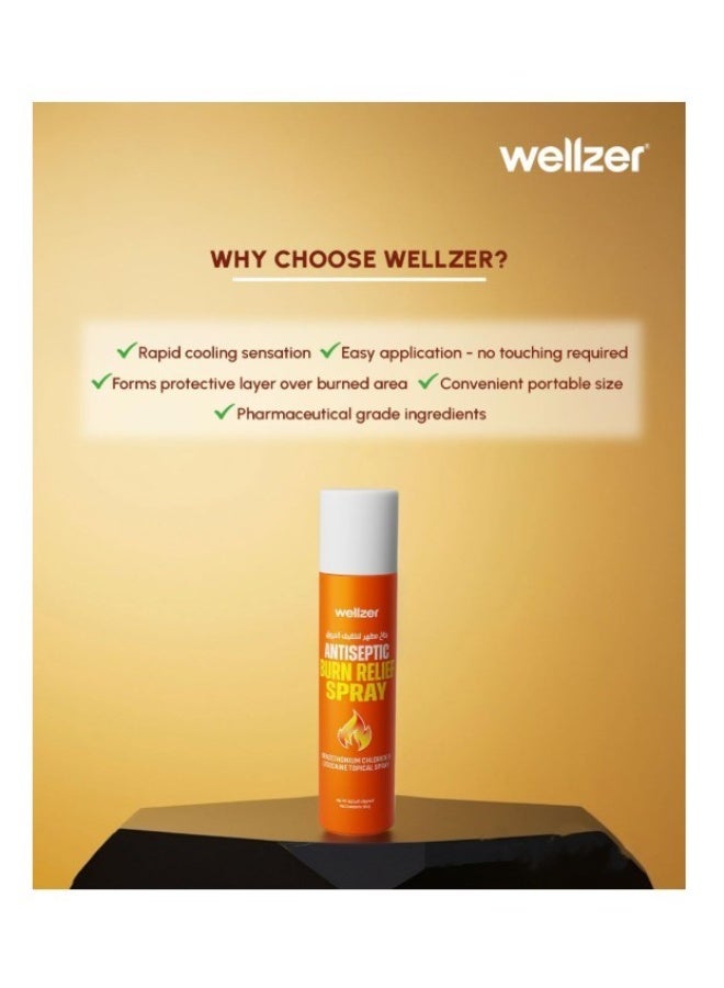 Wellzer Antiseptic Burn Relief Spray 55g – Fast Soothing Care - Image 4
